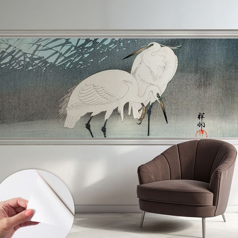 Fotomurale adesivo - parete decorativa - decorazione casa - stile moderno parete - Uccelli delicati 250x104 cm (1/5)