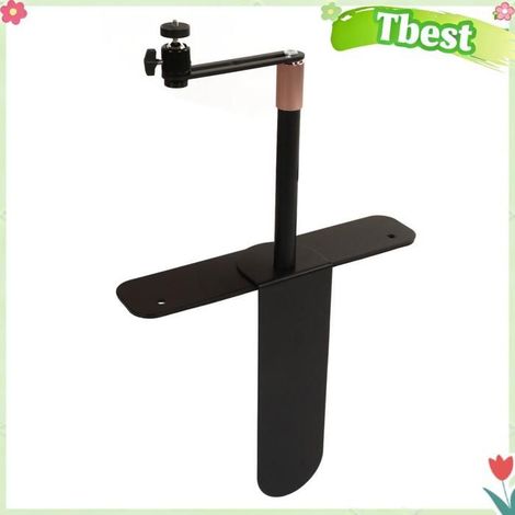 HURRISE Support Projecteur 360° Réglable Multifonctionnel Bureau Salon Mur Portable Noire (1/5)