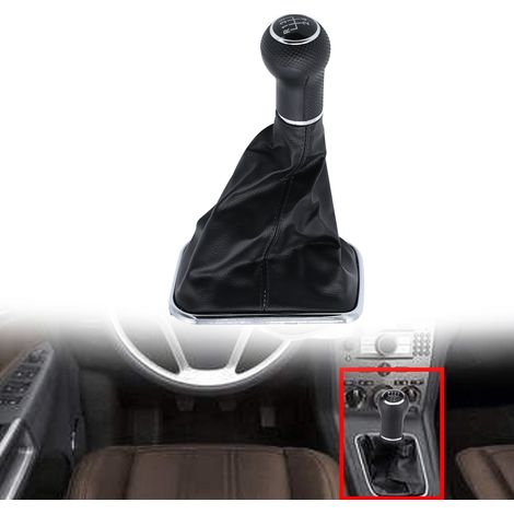 Schaltknaufmanschette 5-Gang 23MM Ersatz für VW Golf Jetta MK4 R32 1999-2004 (1/5)
