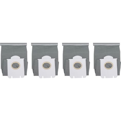 Lot de 4 sacs à poussière de rechange en tissu non tissé pour aspirateur Philips FC9071, FC8134, FC8613 et FC8614 (1/5)
