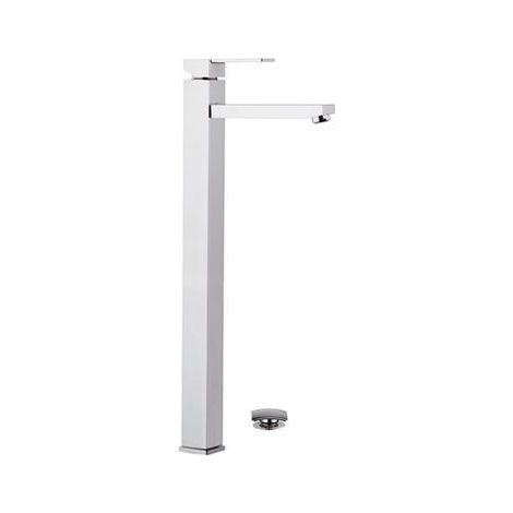 Miscelatore lavabo serie Qubika alto 52,5 cm moderno (1/2)