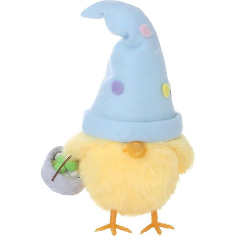 Figurine Poussin - Figurine Oeuf - Décoration Pâques Printemps - Intérieur Maison Jardin - Lot de 2 (1/4)