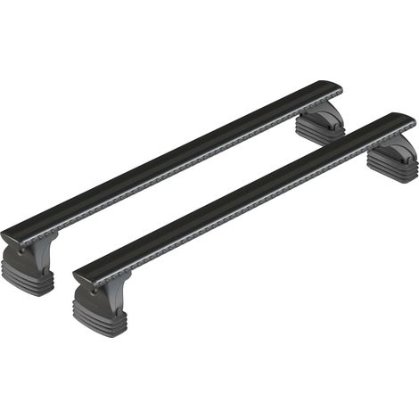 Silenzio Black, set completo barre portatutto in alluminio - S - Evos LP - C031