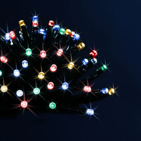 Guirlande lumineuse pour intérieur et extérieur Vert 80 led (1/2)