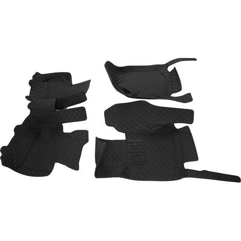 3-teiliges Autofußmatten-Set, rutschfeste Schutzmatten, strapazierfähiges Kunstleder, Ersatz für Mercedes GLC 2017-2021, PVC-Gummi-Set. (1/5)