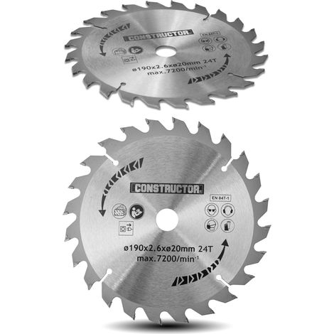 Lame 1900mm pour scie plongeante Constructor