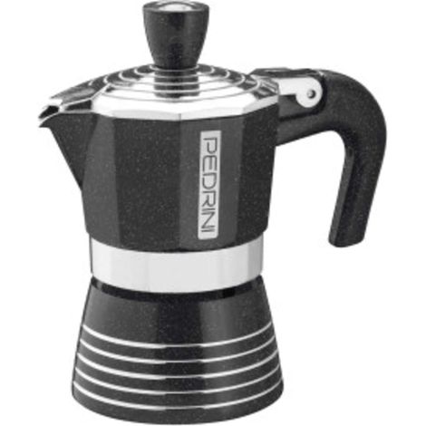Macchinetta Caffettiera Caffè Infinity Rock Nera 1 Tazza