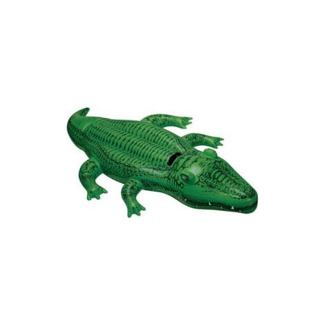 COCCODRILLO GONFIABILE CAVALCABILE  +3 ANNI  cm.168x86  peso kg.0,76 (58546)    INTEX