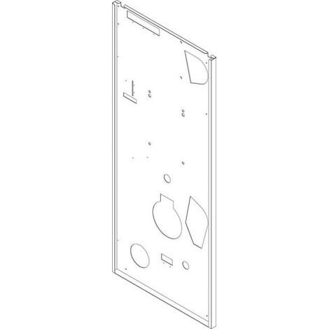 BOSCH Ersatzteil TTNR: 8738804937 Rückwand CLA-1 75-100 (r) everp