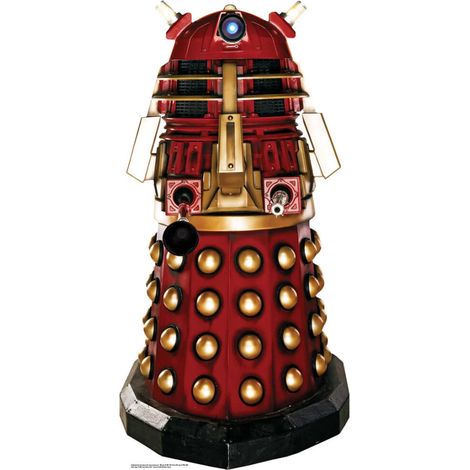 Figurine en carton DOCTOR WHO Suprême Dalek (Rouge Dalek) Hauteur 174 cm (1/5)