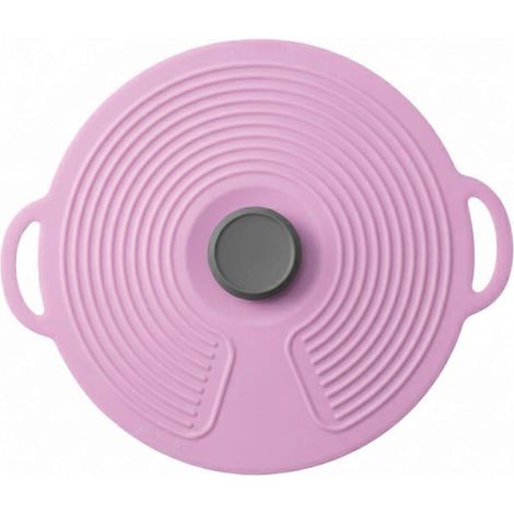 Couvercle extensible XL silicone réutilisable pour bols, compatible lave-vaisselle, adapté bols jusqu'à 31x42cm violet (1/5)