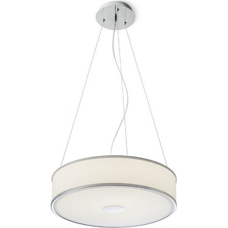 Lampadario Lampada CASSABLANCA 40 a sospensione cromo 230V 2GX13 22+40W