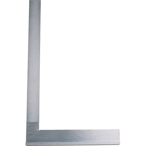Équerre de mécanicien simple 90° en acier au carbone galvanisé avec butée 300x180 mm MIB WHV300180