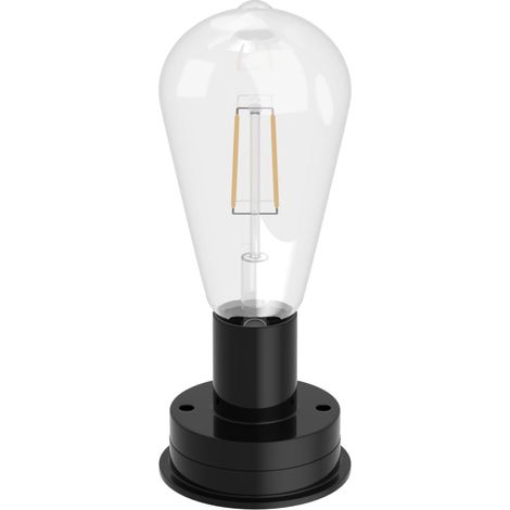 Lampe solaire LED à filament de tungstène 2800K, veilleuse de jardin 7 cm, éclairage de clôture extérieur décoratif 7 cm-AquaForge