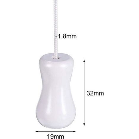 Kit Accessoires Store Romain - Enrouleur Cordon Métallique - Crochets Fixation Un Trou - Pour Installation DIY - Lot Complet (1/5)