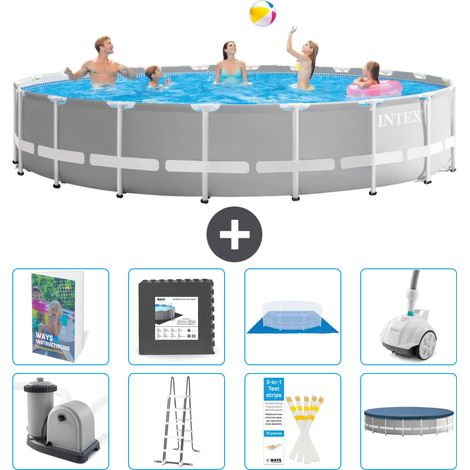 Intex Piscina Prism Frame Rotonda - 610x132 cm - 9-pezzi  S610