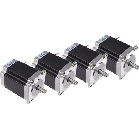 Motor paso a paso, par de 270 oz-in, ángulo de paso de 1,8°, 4 piezas por lote, 8 mm-a (1/2)