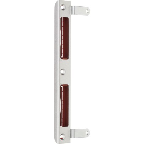 BKS Türrahmen Türschließblech DIN L/R Winkel-Schließblech S2800048 rund, Stahl, Stulp: 170 x 20 x 8 mm