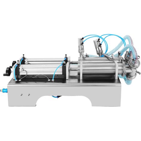 Machine de remplissage de liquide pneumatique Mophorn 100-1000 ml Remplisseuse de bouteilles à double buse pour jus et liquide (1/5)