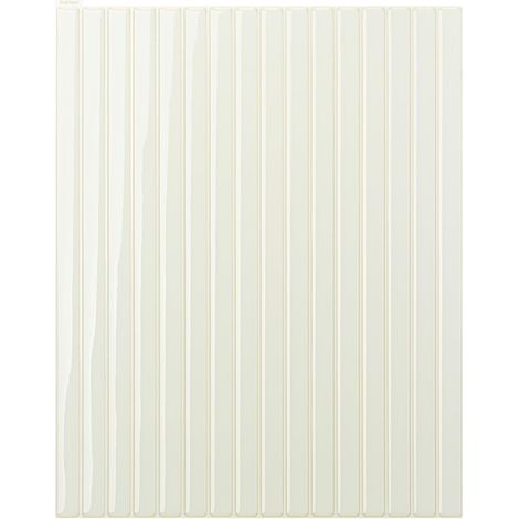 Lot de 10 Carreaux Muraux Autocollants,3D Aspect Lamelles en PVC Pour Salle de Bain,Cuisine, Salon,29 x 23 cm,Beige (1/5)
