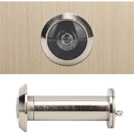 Reflector antirrobo para puertas con ángulo de haz de 220° y superficie cepillada, 6 cm, para puertas con un ancho de 55–90 mm. (1/5)