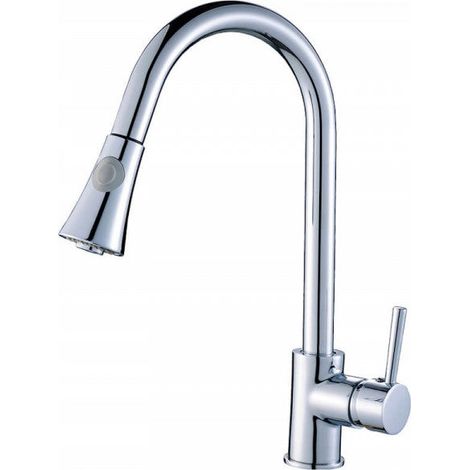 Robinet d'évier sur pied avec bec extractible DARU BLD069D (1/2)