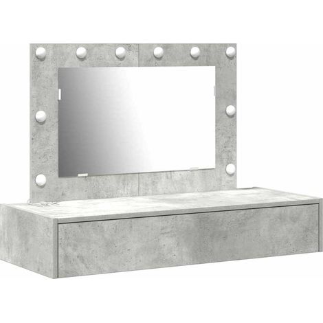 Maison Exclusive - Schminktisch mit Schubladen Grau 100 x 40 x 70