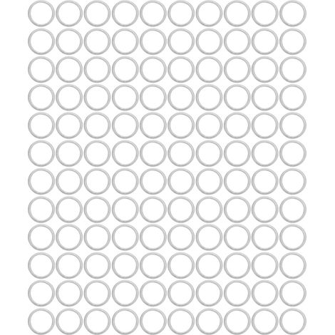 Joint plat en acier inoxydable, 120 pièces, pour le montage de roulements, roues, engrenages, Screws4807-1215-1000 (1/5)