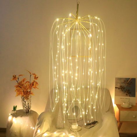 Luminaire Décoratif Saule Pleureur - Guirlande Lumineuse LED Multicolore - Décoration Intérieure Fêtes Noël Saint-Valentin - 100 cm - 1 pièce (1/5)