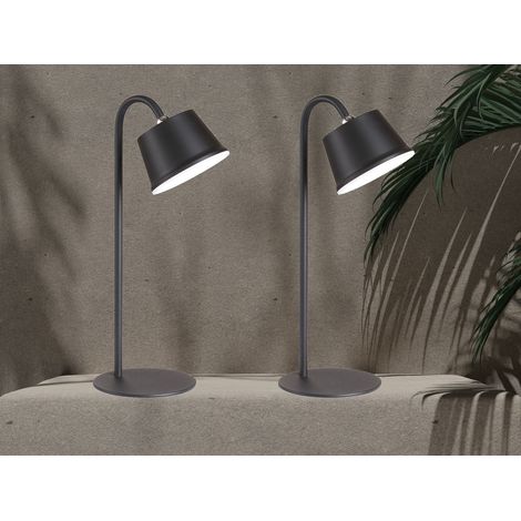 2er SET kabellose Outdoor Lampen - 3in1 Tischlampe / Wandlampe & Deckenleuchte (1/5)