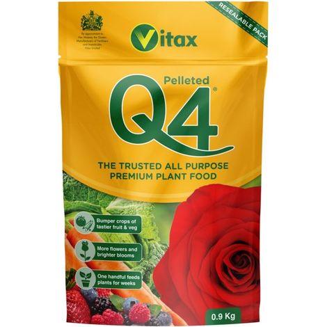 Vitax Q4 Premier All Purpose Fertiliser 0.9Kg