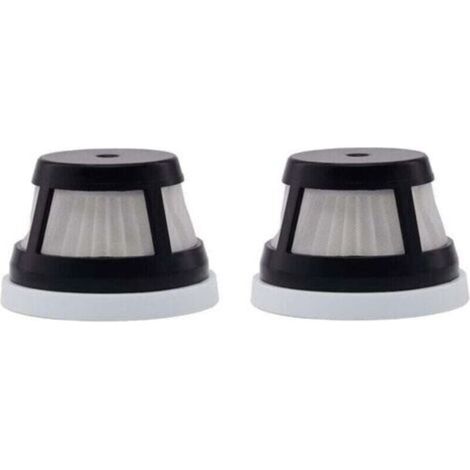 Filtro de repuesto básico para aspiradora de mano, XU, compatible con el elemento filtrante AeroSlim 29869, negro, paquete de 2. (1/4)