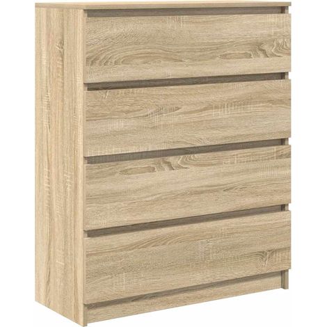 Maison Exclusive - Aparador roble Sonoma 80x35x99 cm madera de in