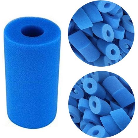 Convient pour filtre de piscine Intex type A - pompe de filtration Intex type A - éponge filtrante type A - filtre en mousse lavable et réutilisable pour piscines - cartouche filtrante - filtre de spa (1/5)