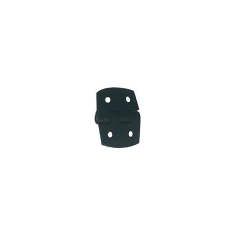 Marine black plastic hinges, small hinges, nylon fittings for marine, yacht, and RV use - 50mm long  38mm wide - hinges (1/4)