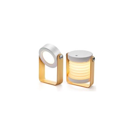 Lampe de chevet tactile à intensité variable, lampe de chevet portable avec veilleuse sécurisée.-Crezuo