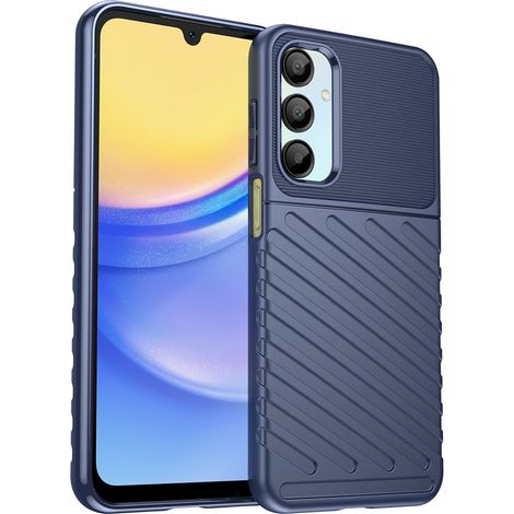 Funda protectora de silicona reforzada para Samsung Galaxy A26 Thunder Case - azul (1/5)