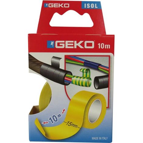 Isolierband 15mmx10m Gelb - Geko