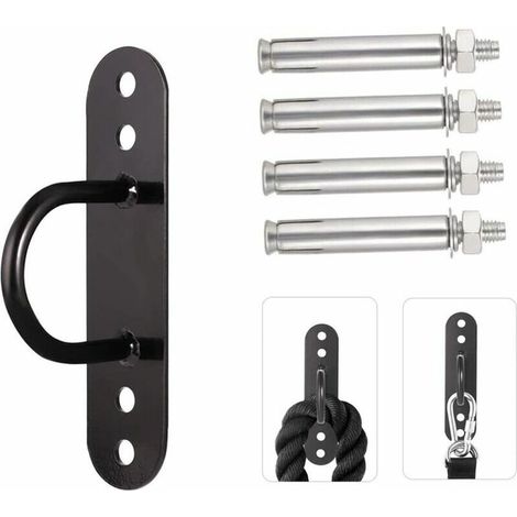 Green Mobility-Murs/Plafond Mont Fourchette pour Gym & Home Suspension Sangles ancrer Anneaux Olympiques Fitness Training Yoga Swing (1/4)