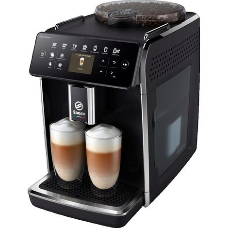 Saeco GranAroma SM6480/00 macchina da caffè nero argento (1/3)