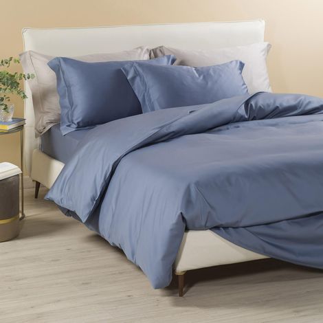 Parure de lit 4 pièces en 100% coton Housse Couette Douce et Elégante, Lavable et Facile d’Entretien Housse de Couette 200x200 et Autres Tailles (1/5)