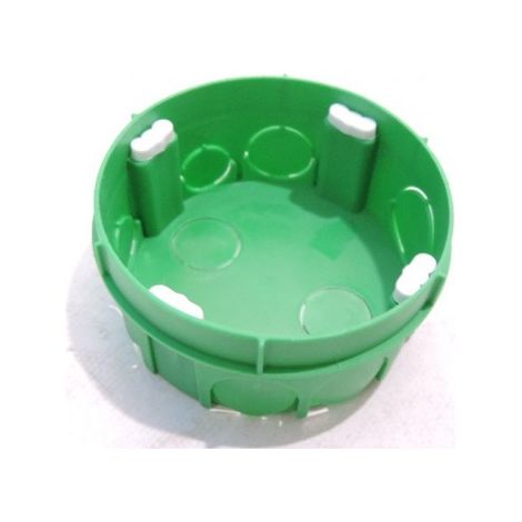 Boite d'encastrement 32A à sceller Ø 86mm prof 40mm verte pour maçonnerie SIB ADR P48640