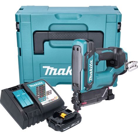 Makita DPT 353 RY1J Pince-agrafeuse sans fil 18 V Li-Ion en Makpac + 1 x 1,5 Ah batterie + chargeur
