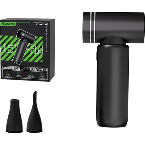 (Noir) Mini aspirateur portable haute vitesse à turbine à jet suralimentée 110 000 tr/min (1/5)
