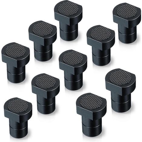 Lot de 8 serre-joints pour établi, avec butées antidérapantes en alliage d'aluminium - 20 mm (1/4)