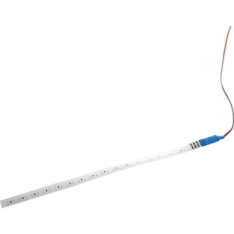 Tira de luces LED de 32 LED con luz estroboscópica azul de 12 V para faros de coche (1/3)