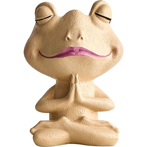 Cache-pot grenouille design couleur khaki, vase décoratif jardin personnalisé, pot de fleur original. (1/5)