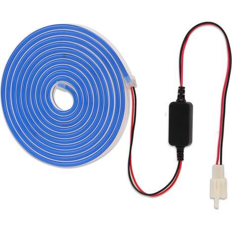 Ruban LED Bleu pour Coffre Avant Tesla Model 3 2018-2020, Éclairage Périphérique IP67, Remplacement 12-16V, Bande Lumineuse Auto (1/5)