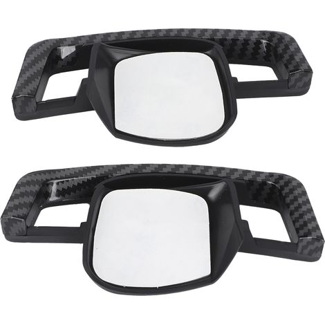 Paire d'extensions de palettes de changement de vitesse en fibre de carbone pour volant, compatible VW Golf MK8 GTD/GLI/R 2020 et plus, style carbone, kit de 2 pièces. (1/5)