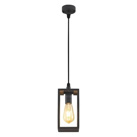 [NEUWERTIG] B-Ware Lindby Außenpendelleuchte Filimon LED Hängelampe dimmbar anthrazit IP44 22cm (1/2)